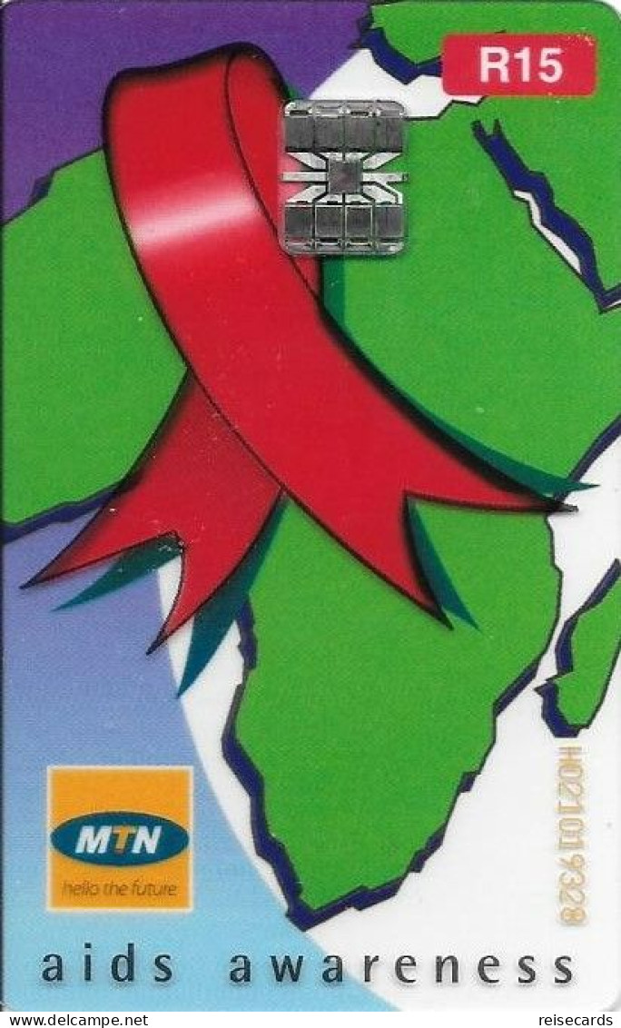 South Africa: MTN - 2002 Aids Awareness. Transparent - South Africa