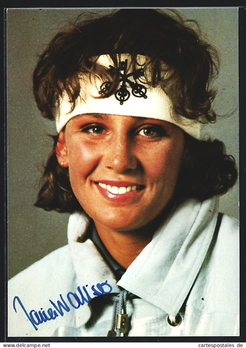 AK Skisportlerin Maria Walliser, Portrait, Autograph  - Sports D'hiver