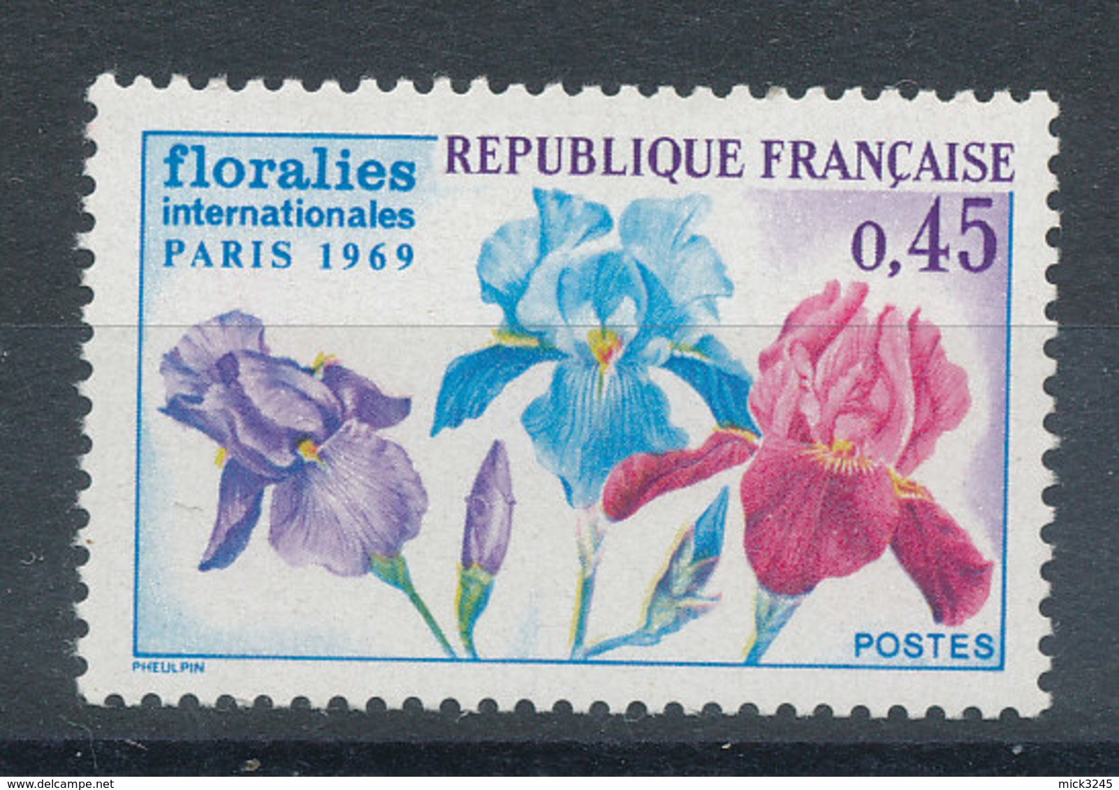 1597** Floralies De Paris - Unused Stamps