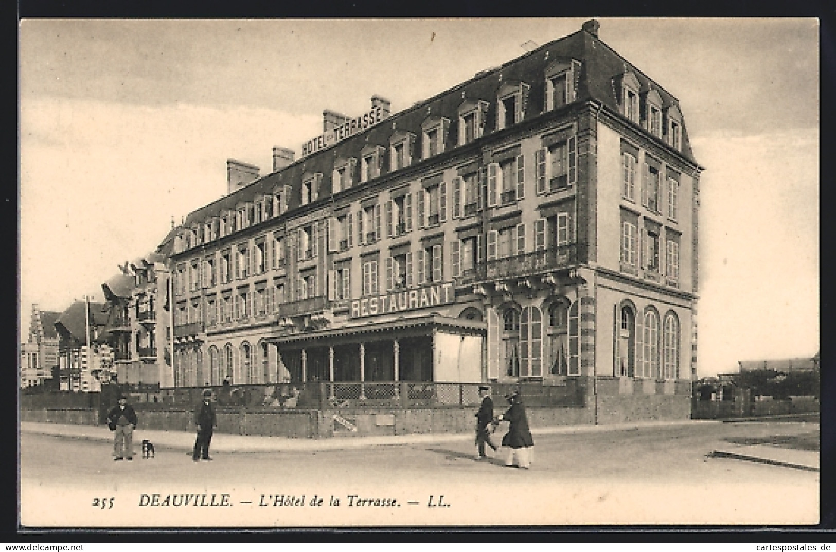 CPA Deauville, L`Hotel De La Terrasse  - Deauville