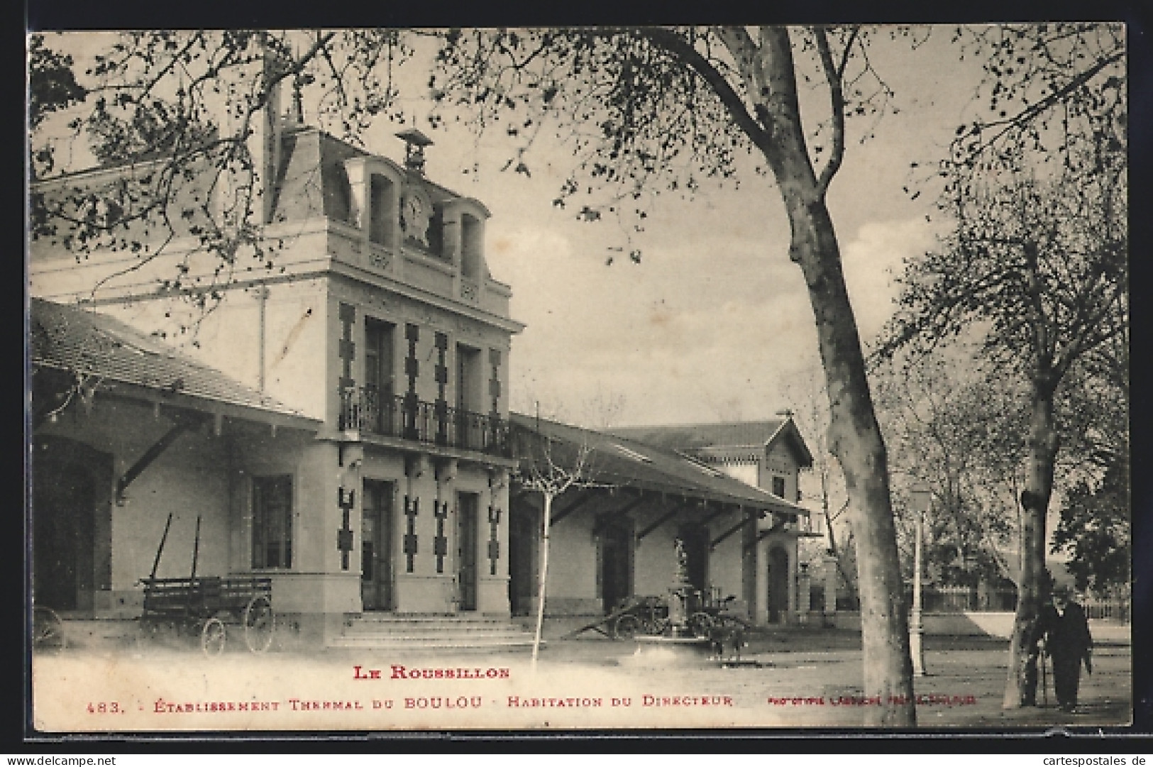 CPA Boulou, Etablissement Thermal, Habitation Du Directeur  - Autres & Non Classés