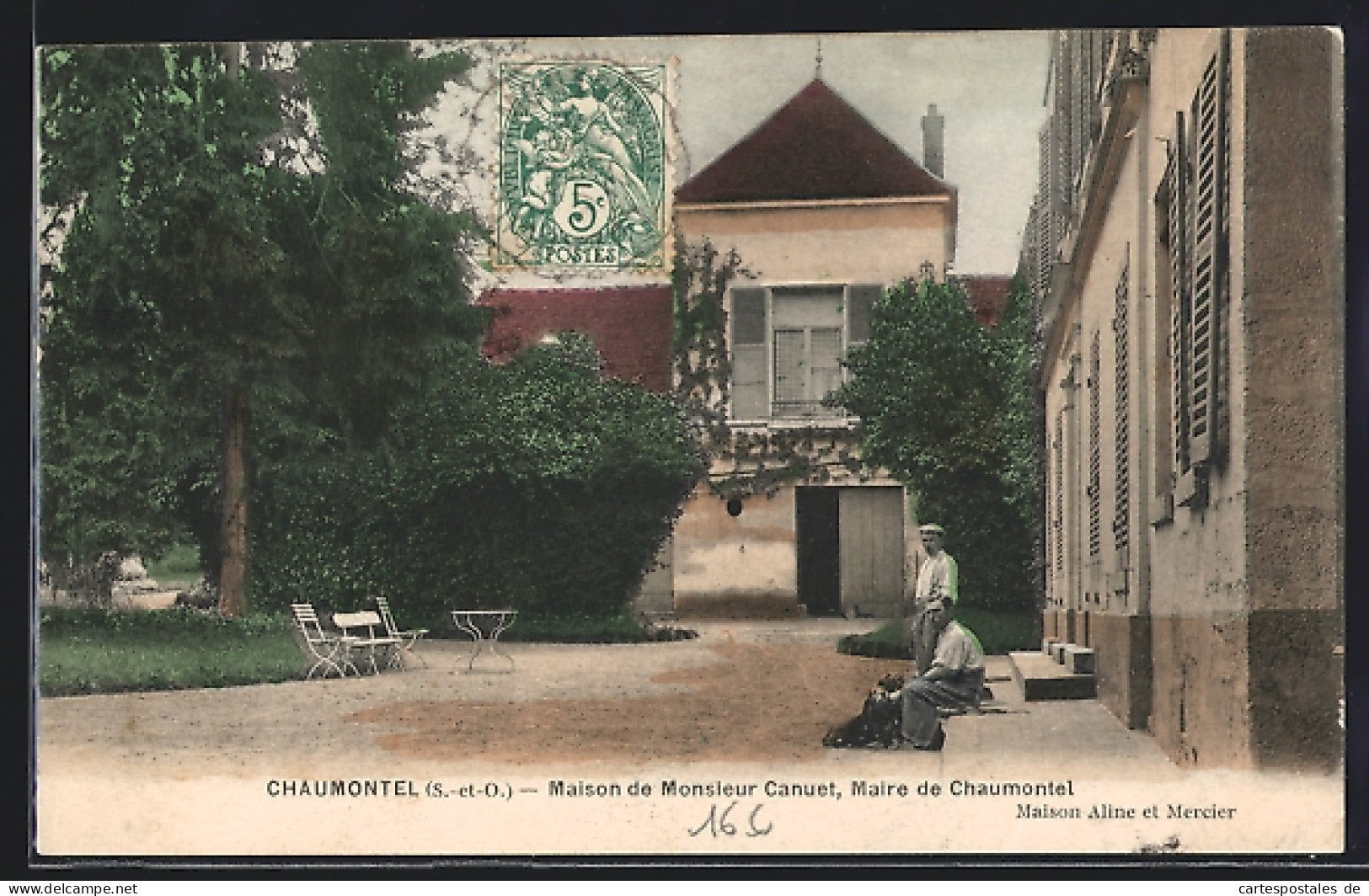 CPA Chaumontel, Maison De Monsieur Canuet, Maire De Chaumontel  - Autres & Non Classés
