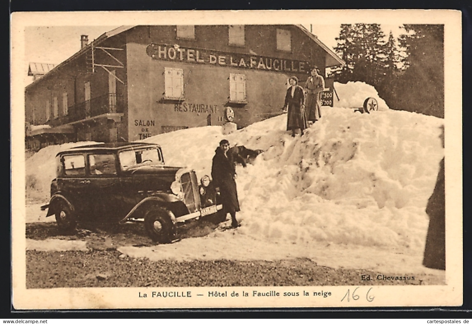 CPA La Faucille, Hotel De La Faucille Sous La Neige  - Unclassified