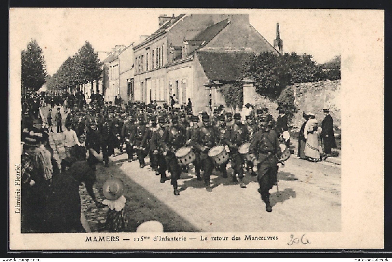 CPA Mamers, 115me D`Infanterie, Le Retour Des Manoevres  - Mamers