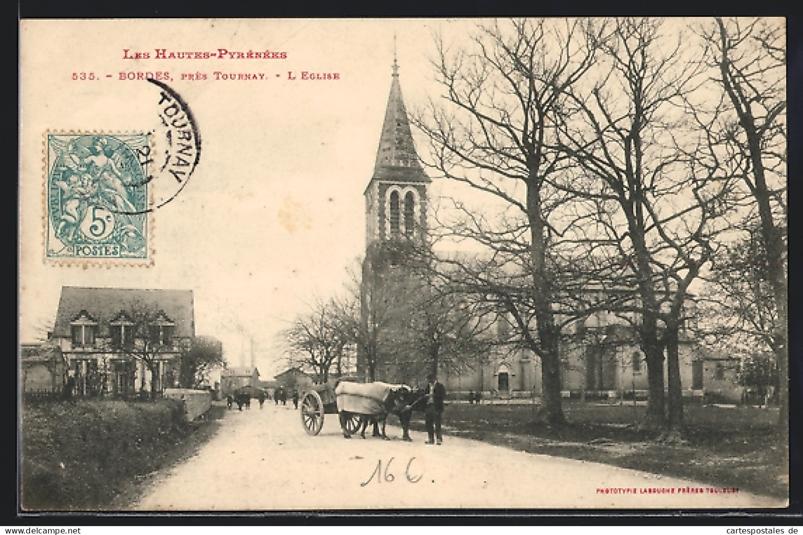 CPA Bordes, L`Eglise  - Autres & Non Classés