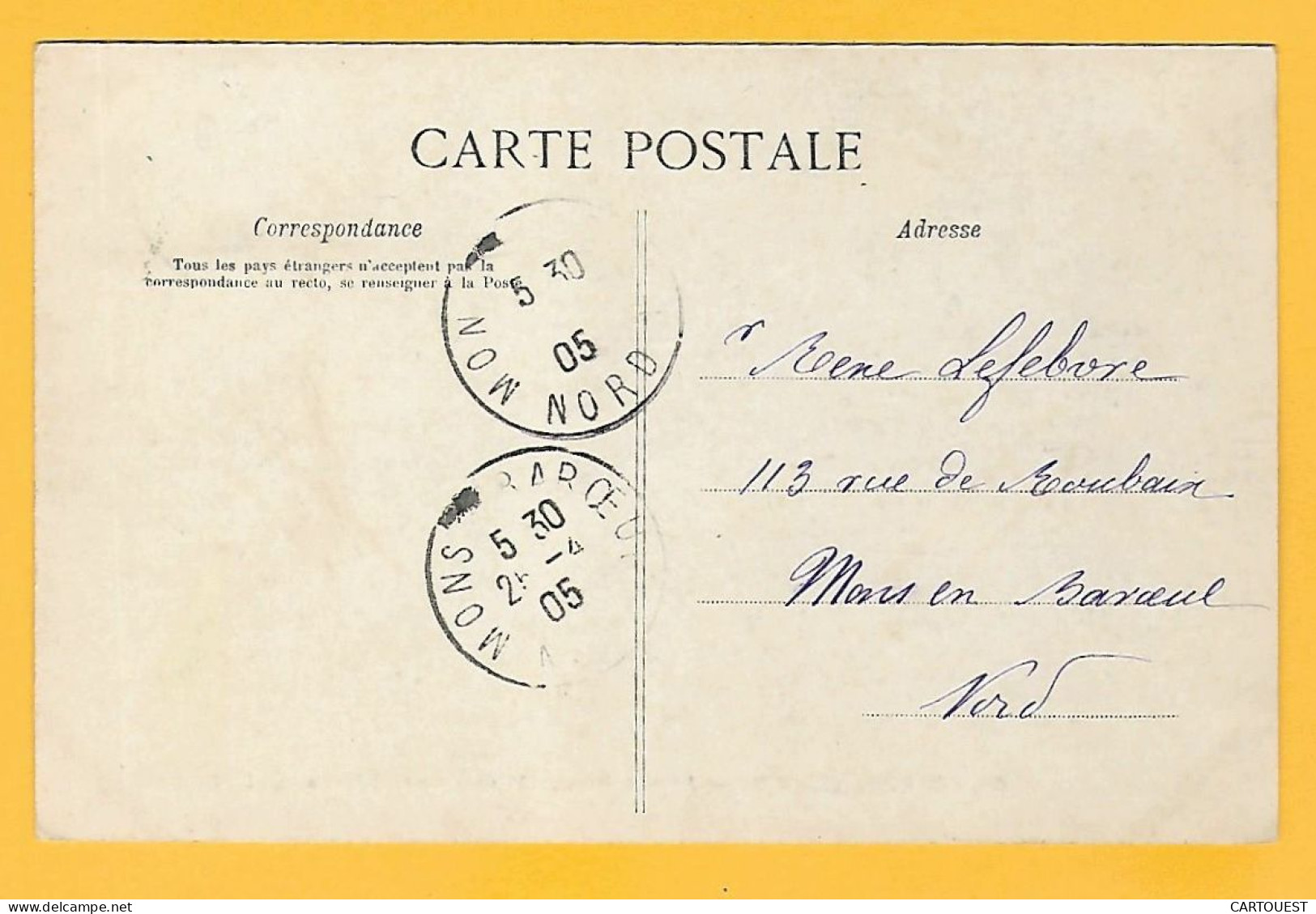 CPA NOINTEL - Entrée Principale Château - 1905 - Nointel