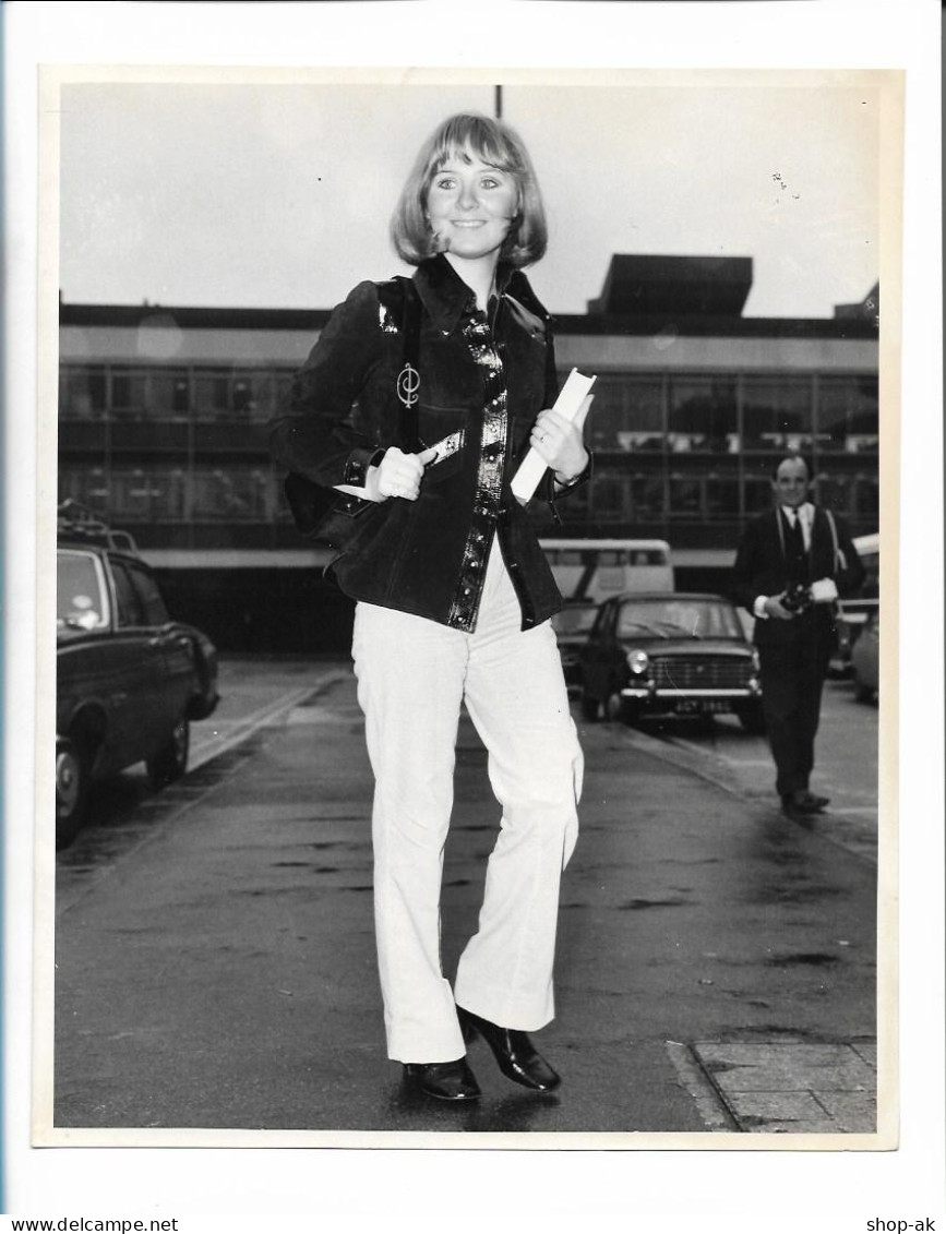 C6367/ Lulu  At London Airport Pressefoto Foto  24,5 X 19,6 Cm 1969 - Other & Unclassified