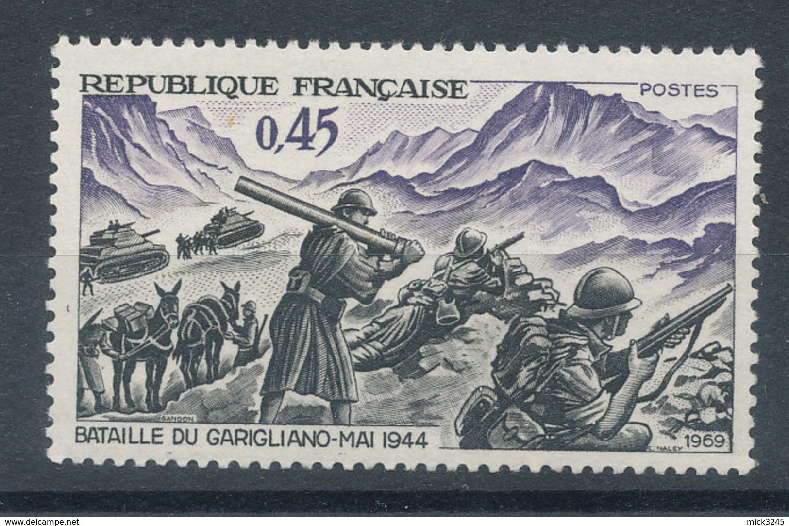 1601** Bataille Du Garigliano - Unused Stamps
