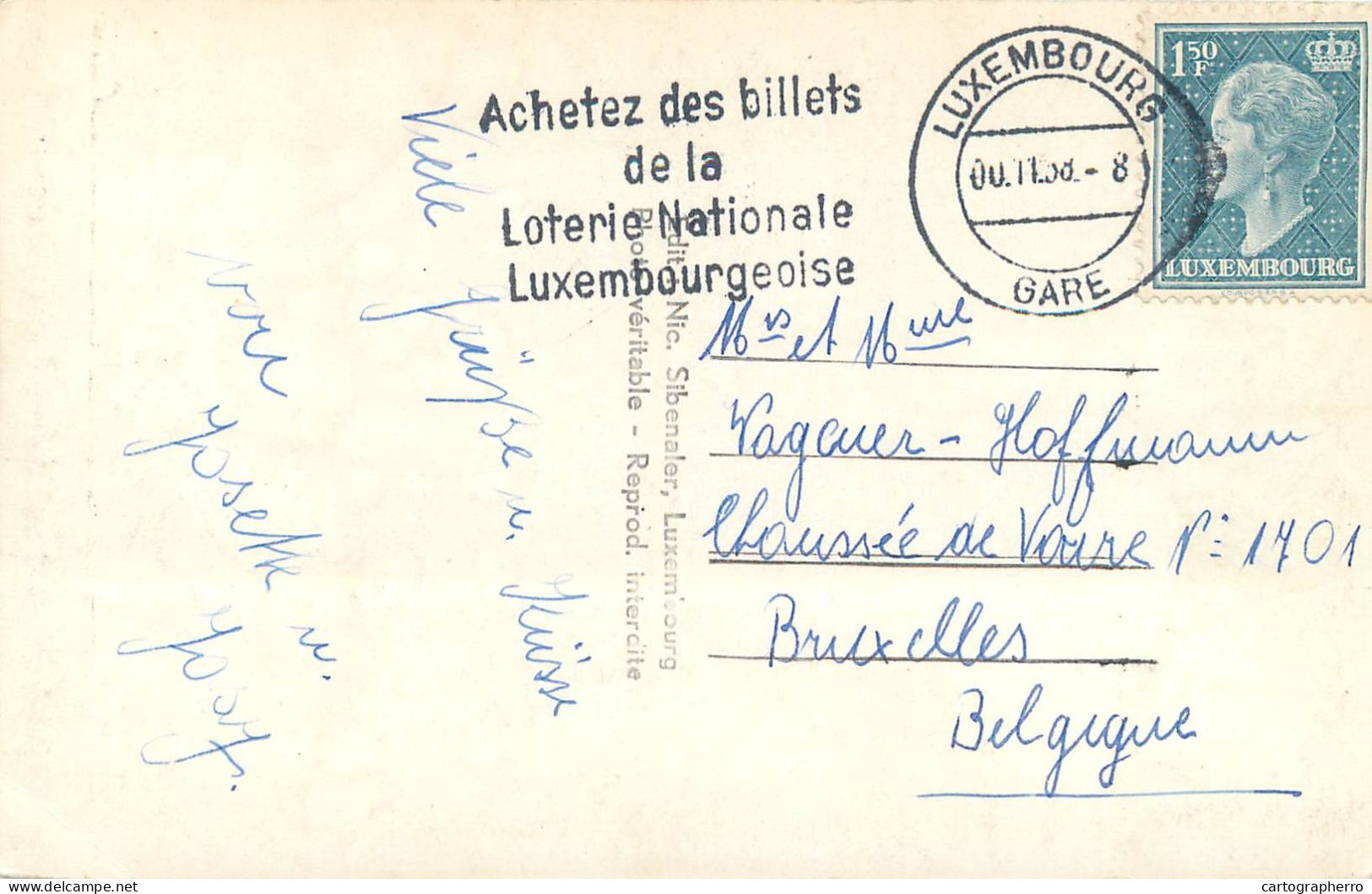 Postcard Luxembourg Le Pont Adolphe - Autres & Non Classés