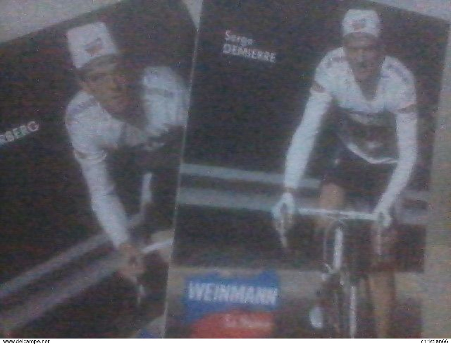 CYCLISME  1988 - WIELRENNEN- CICLISMO : 2 CARTES SERGE DEMIERRE + GUIDO WINTERBERG - Cycling