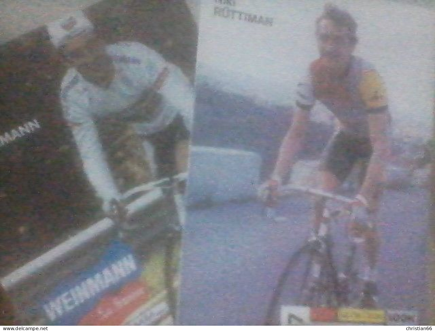 CYCLISME  - WIELRENNEN- CICLISMO : 2 CARTES NIKI RUTTIMANN 1987 + 1988 - Cyclisme