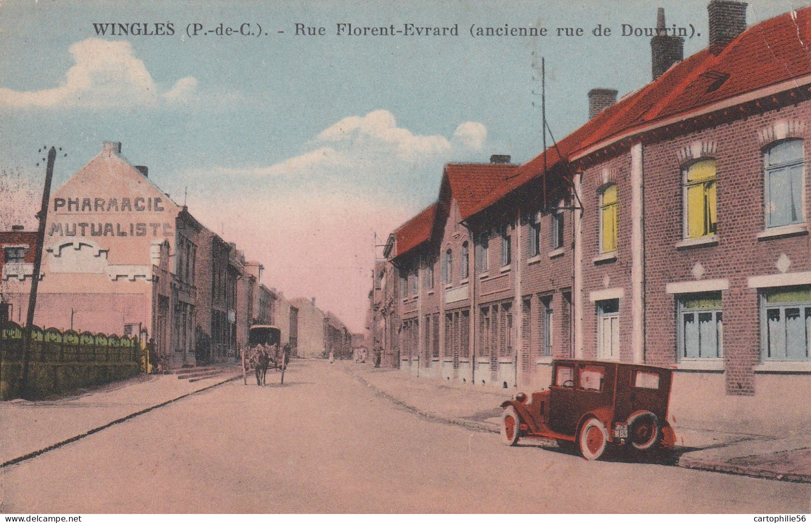 62   WINGLES -  Rue Florent-Evrard ( Ancienne Rue De Douvrin) - Autres & Non Classés