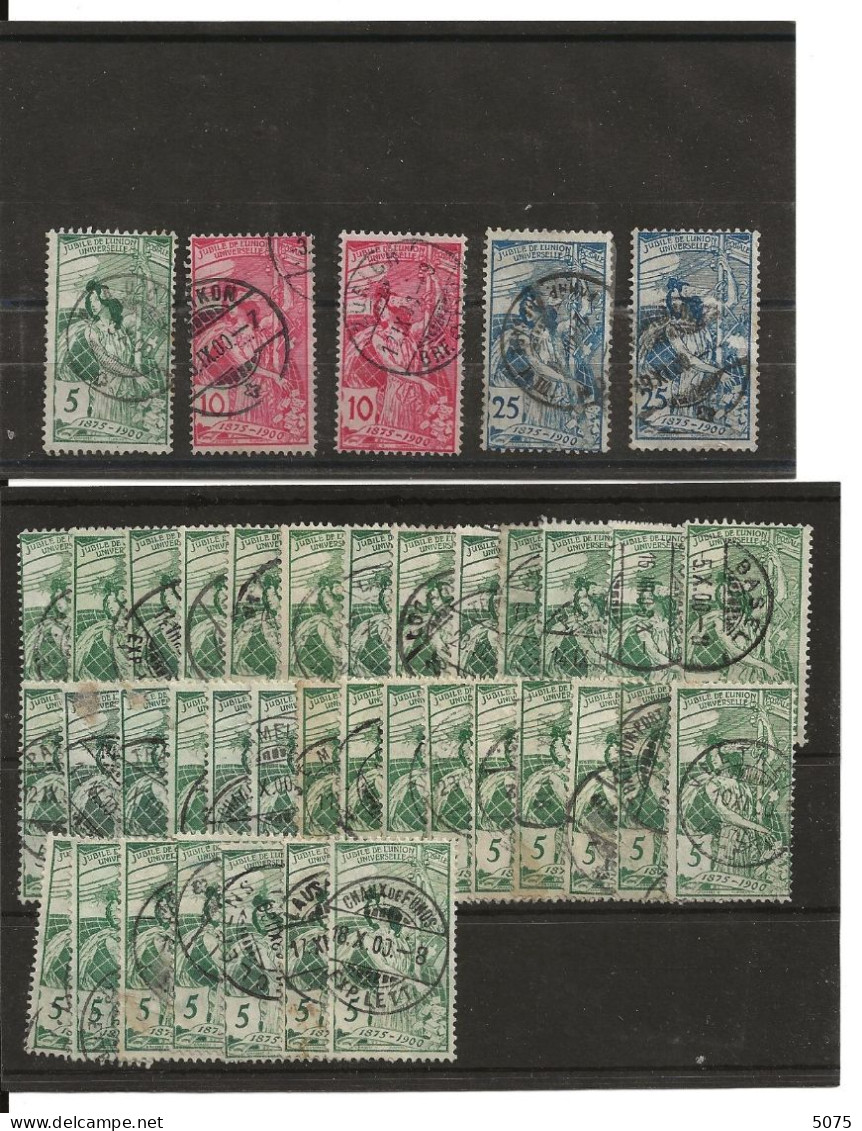 UPU 1900 Lot Obl - Used Stamps