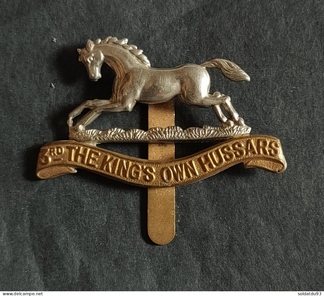 Insigne De Casquette Du 3e Kings Own Hussars - 1914-18