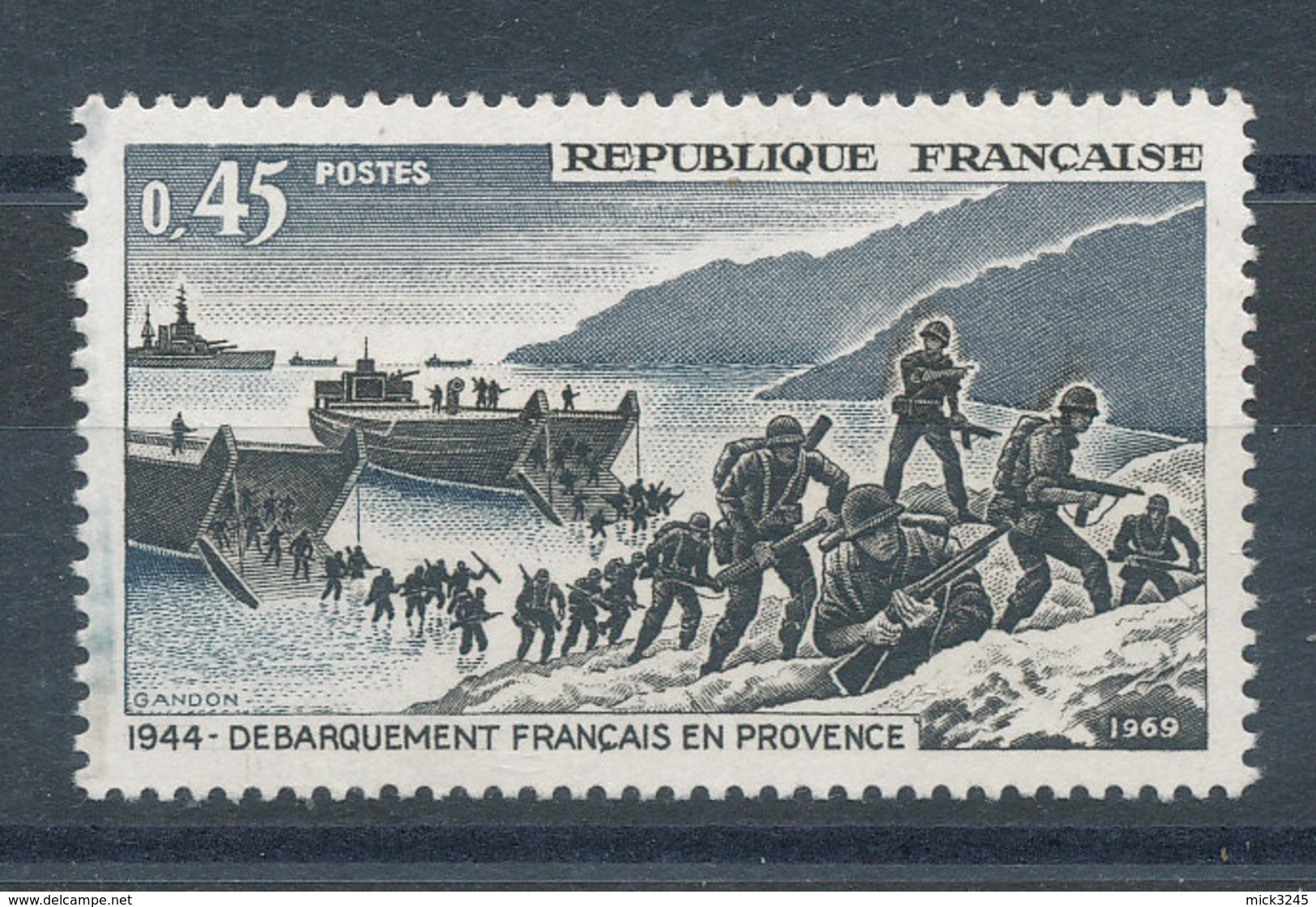 1605** Débarquement En Provence - Unused Stamps