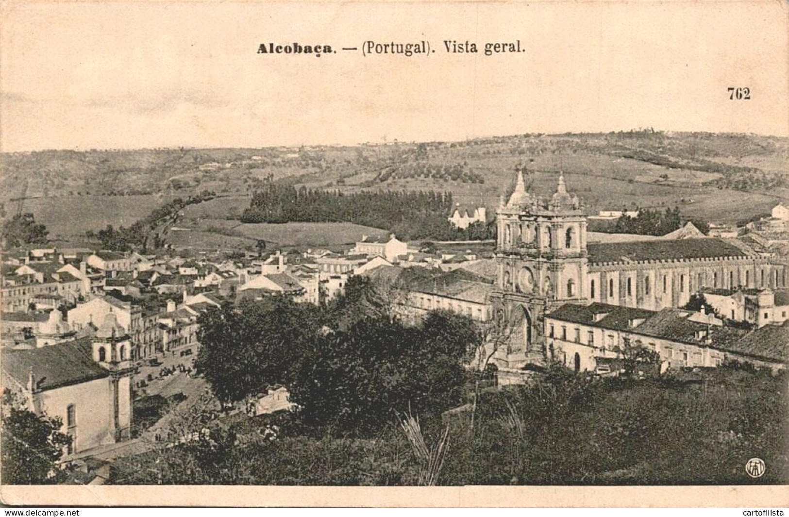 ALCOBAÇA - Vista Geral  ( 2 Scans ) - Leiria