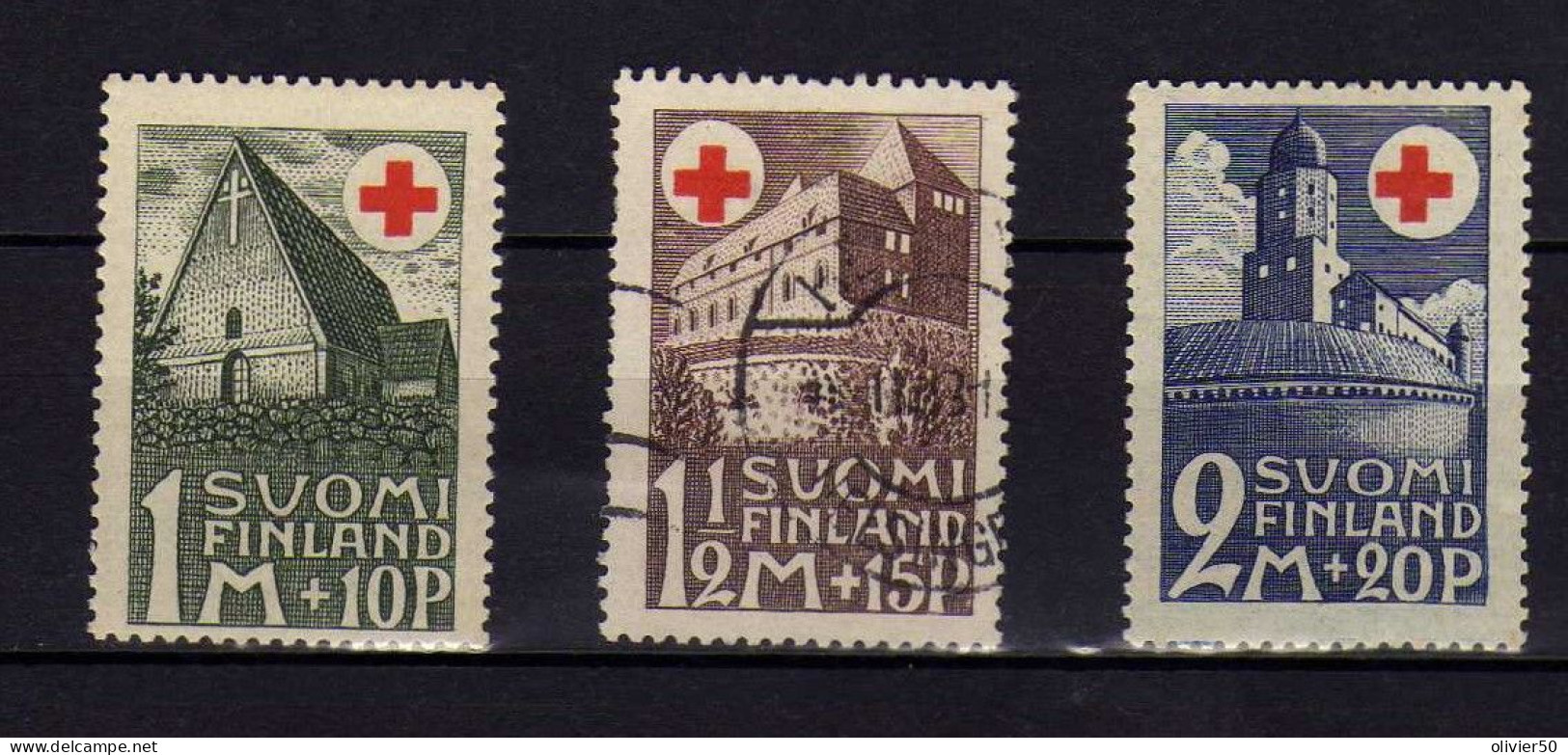 Finlande - 1931 - Croix-Rouge - Eglise - Chateaux - Neuf* Et Obliteres - Unused Stamps