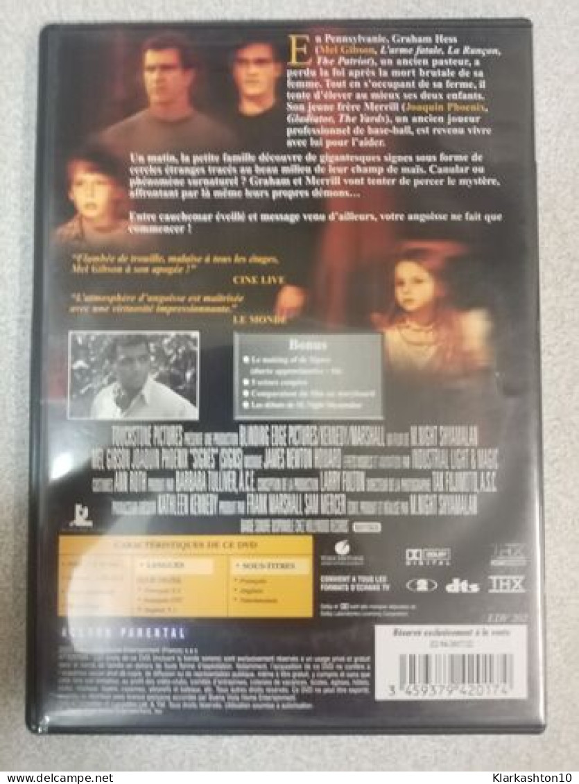 DVD - Signes (Mel Gibson) - Other & Unclassified