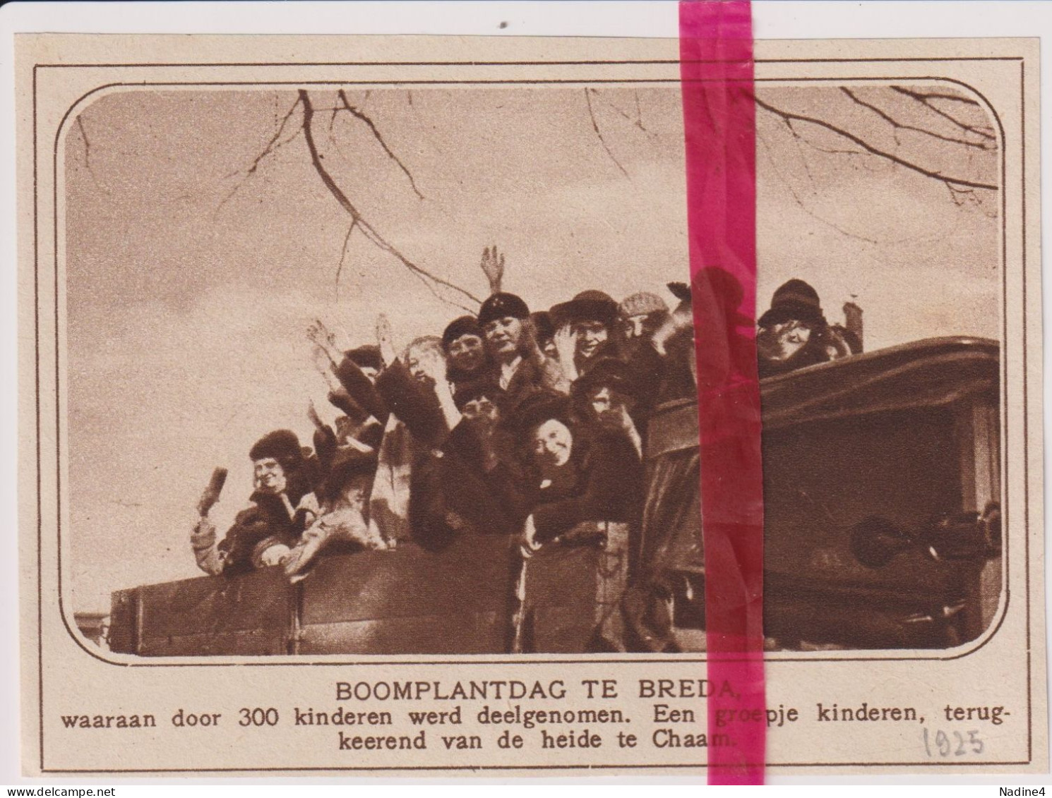 Breda - Boomplantdag - Orig. Knipsel Coupure Tijdschrift Magazine - 1925 - Sin Clasificación
