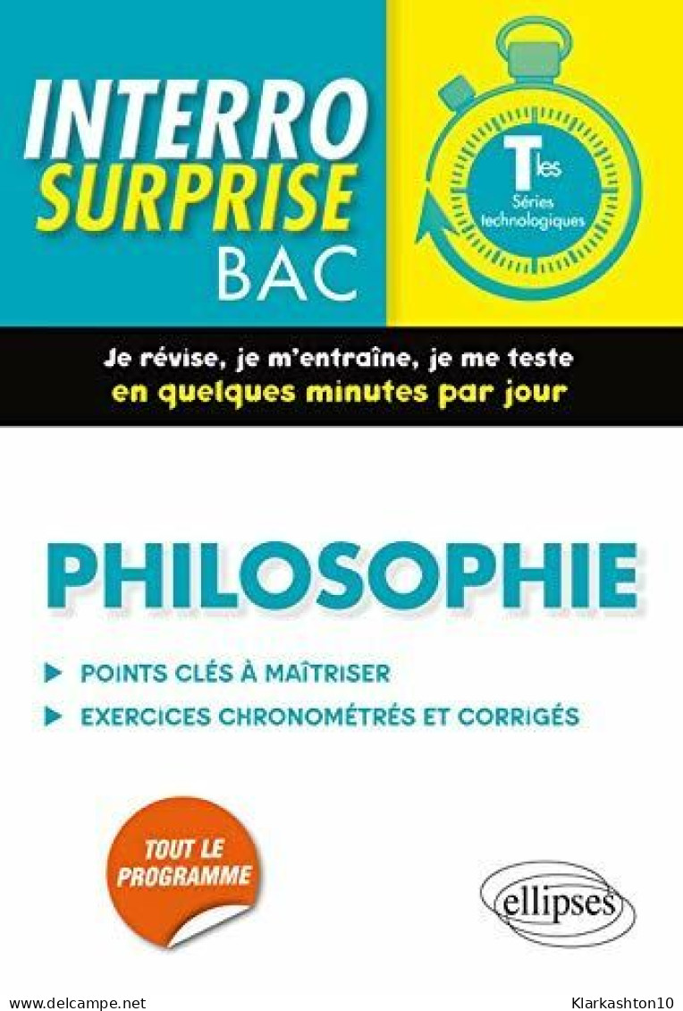 Philosophie - Terminale - Séries Technologiques - Autres & Non Classés