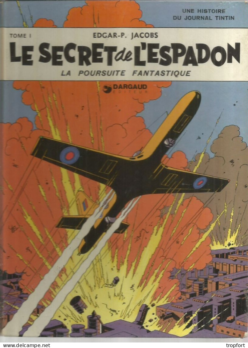 LOTS 3  BD  Secret Espadon Tintin /  La Marque Jaune  / BLACK ET MORTIMER Secret De L'espadon - Lots De Plusieurs BD