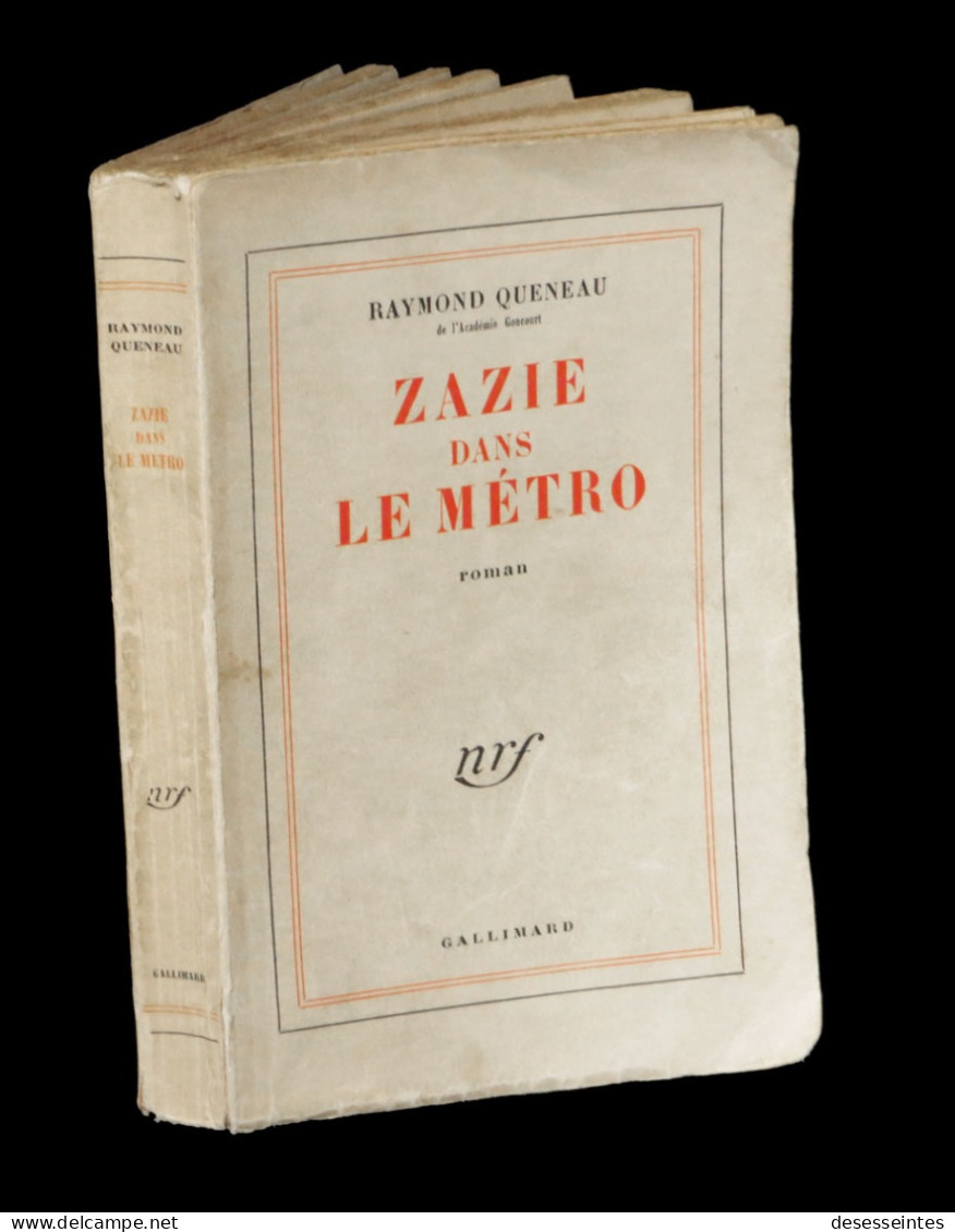 [OULIPO PATAPHYSIQUE] QUENEAU (Raymond) - Zazie Dans Le Métro. EO. - 1901-1940