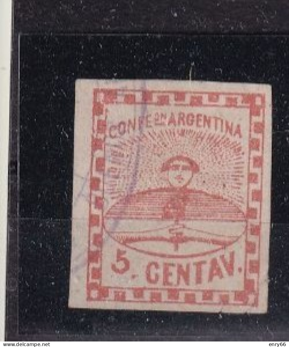 ARGENTINA 1861 N°4 USED - Nuovi