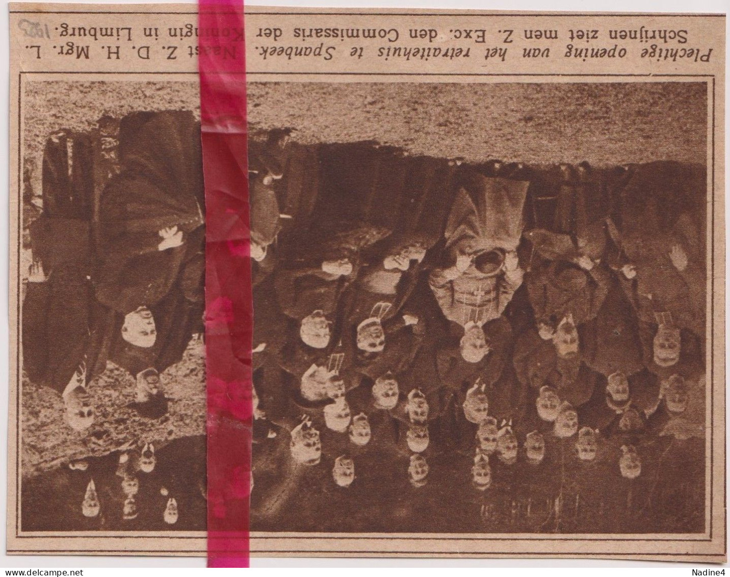Spanbeek - Opening Retraitehuis - Orig. Knipsel Coupure Tijdschrift Magazine - 1925 - Ohne Zuordnung