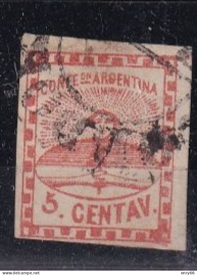 ARGENTINA 1861 N°4 USED - Ungebraucht