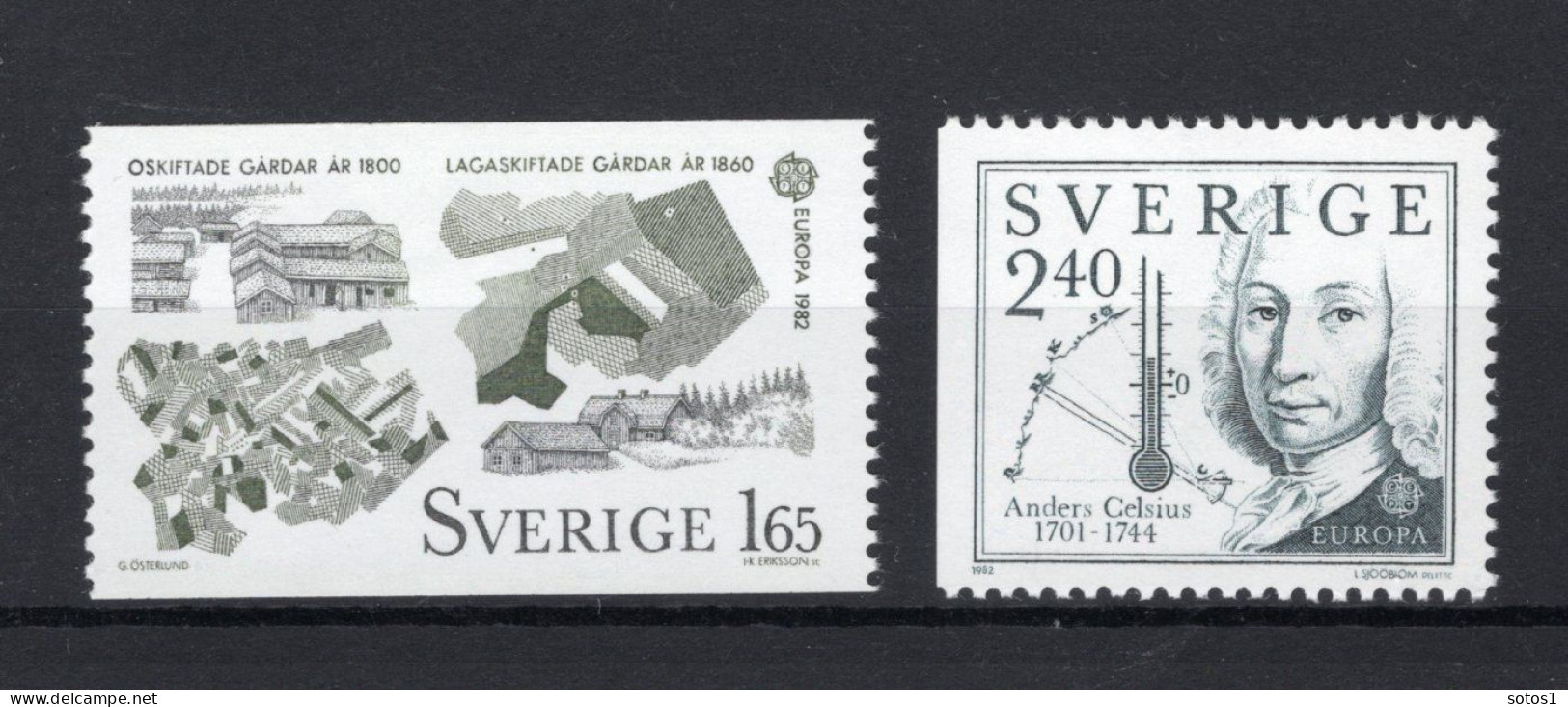 (B) Zweden CEPT 1187/1188 MNH - 1982 - 1982