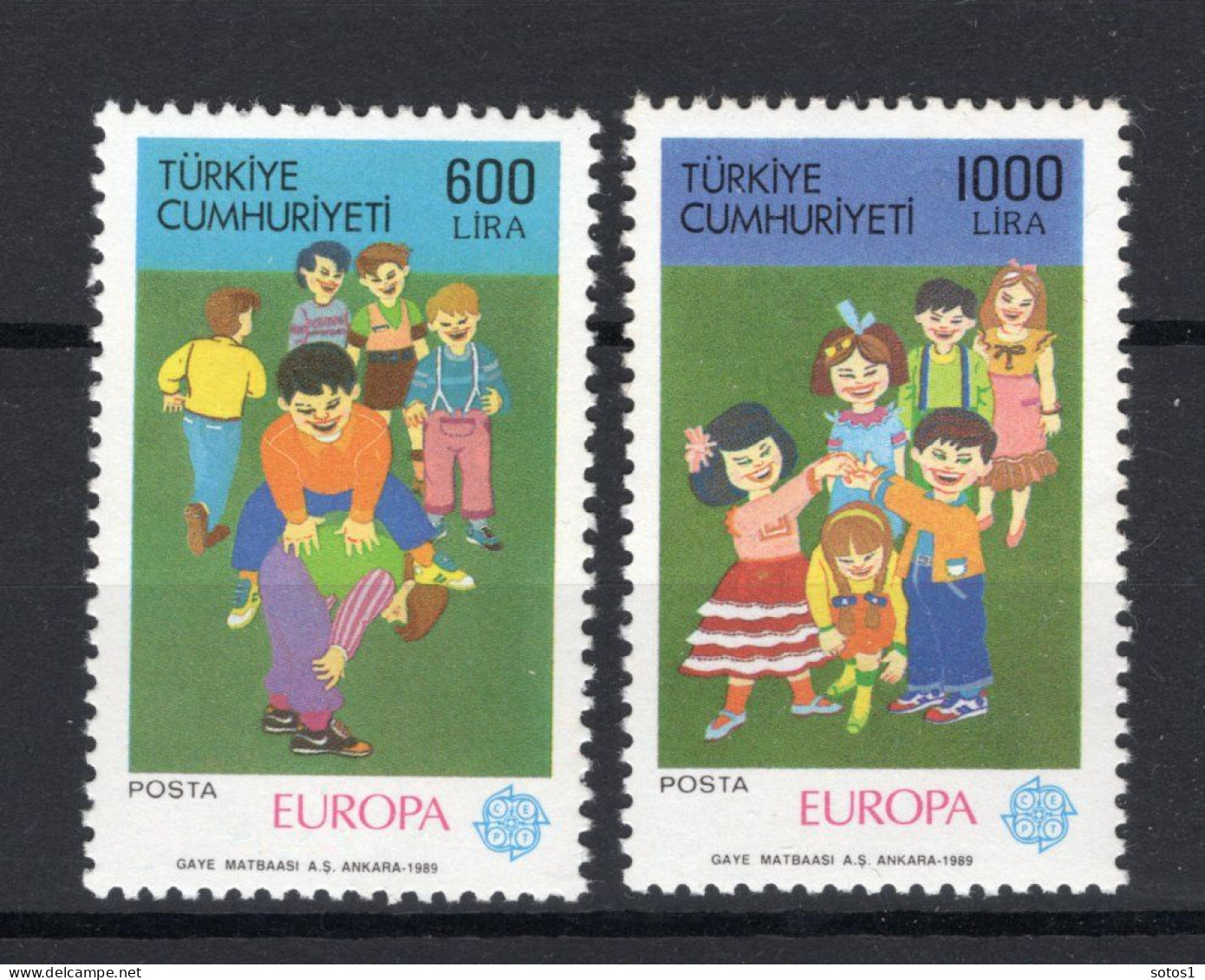 (B) Turkije CEPT 2854/2855 MNH - 1989 - 1989