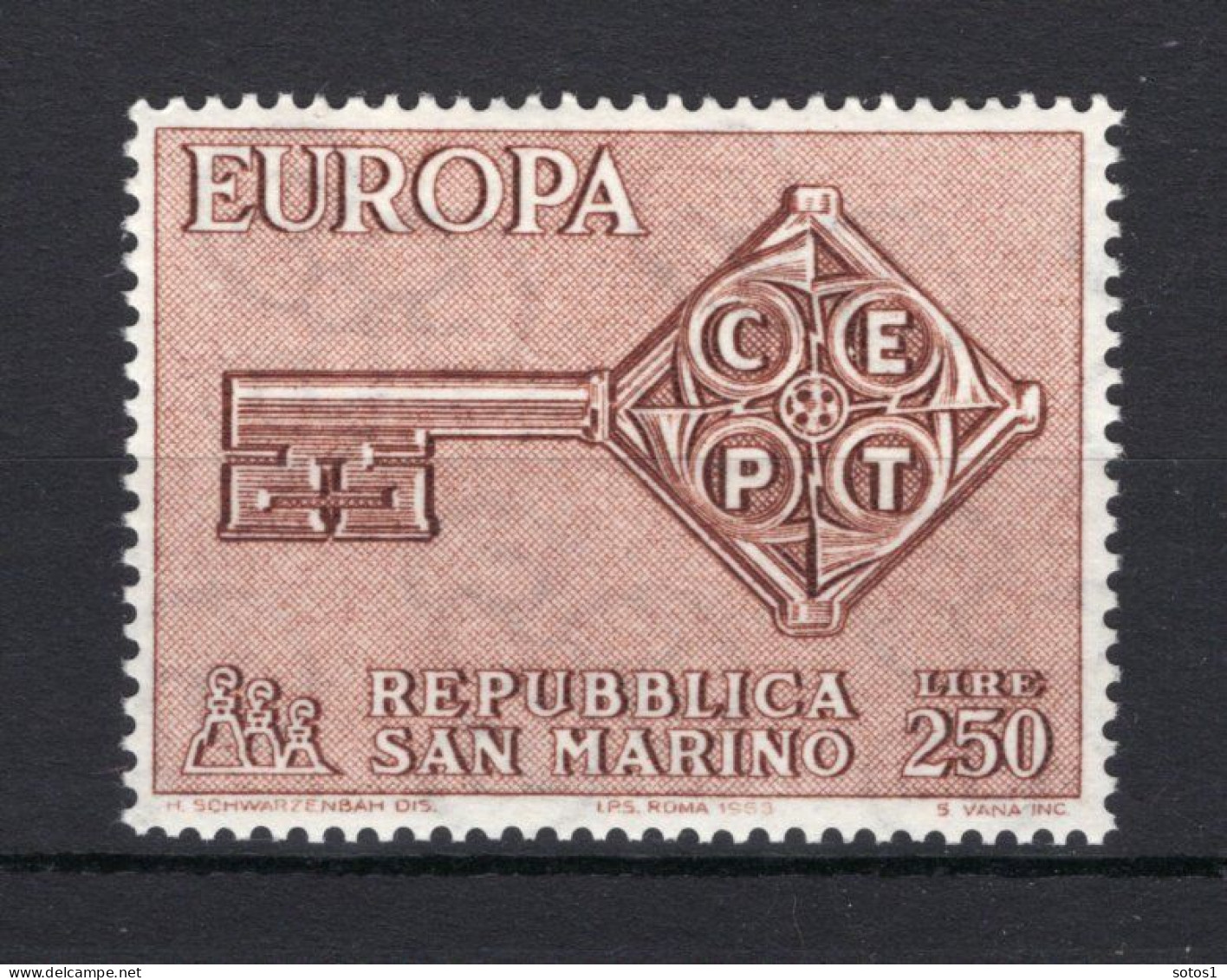 (B) San Marino CEPT 913 MNH - 1968 - 1968