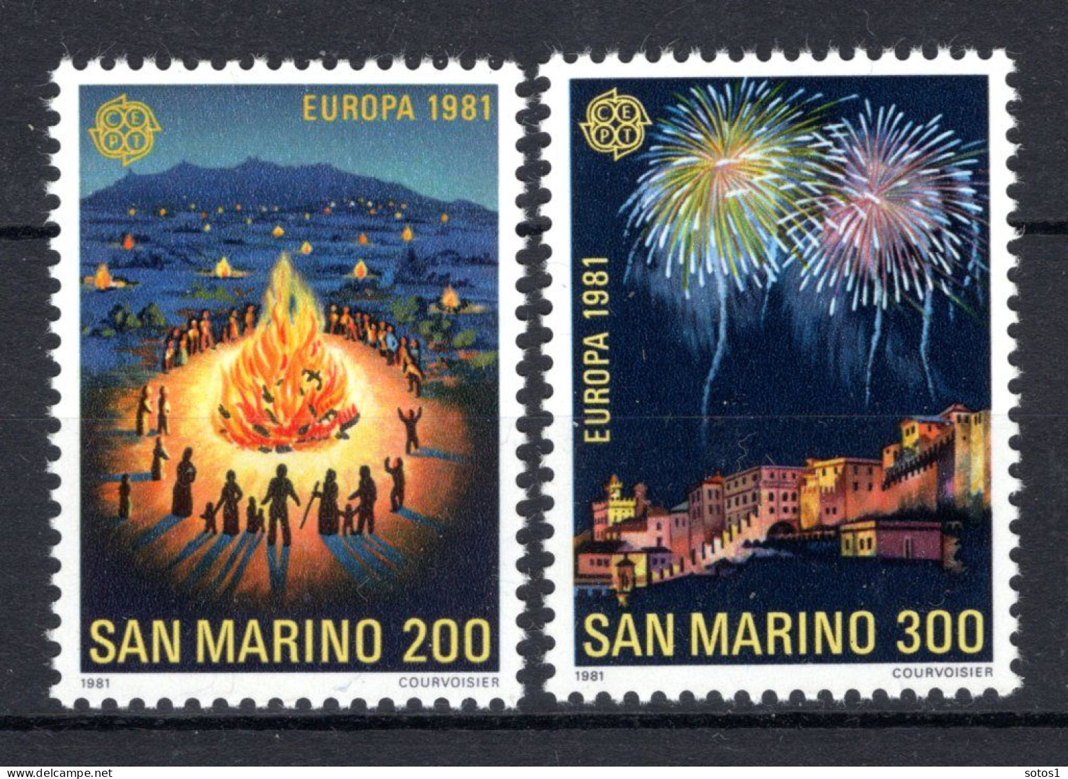 (B) San Marino CEPT 1225/1226 MNH** 1981 - 1981
