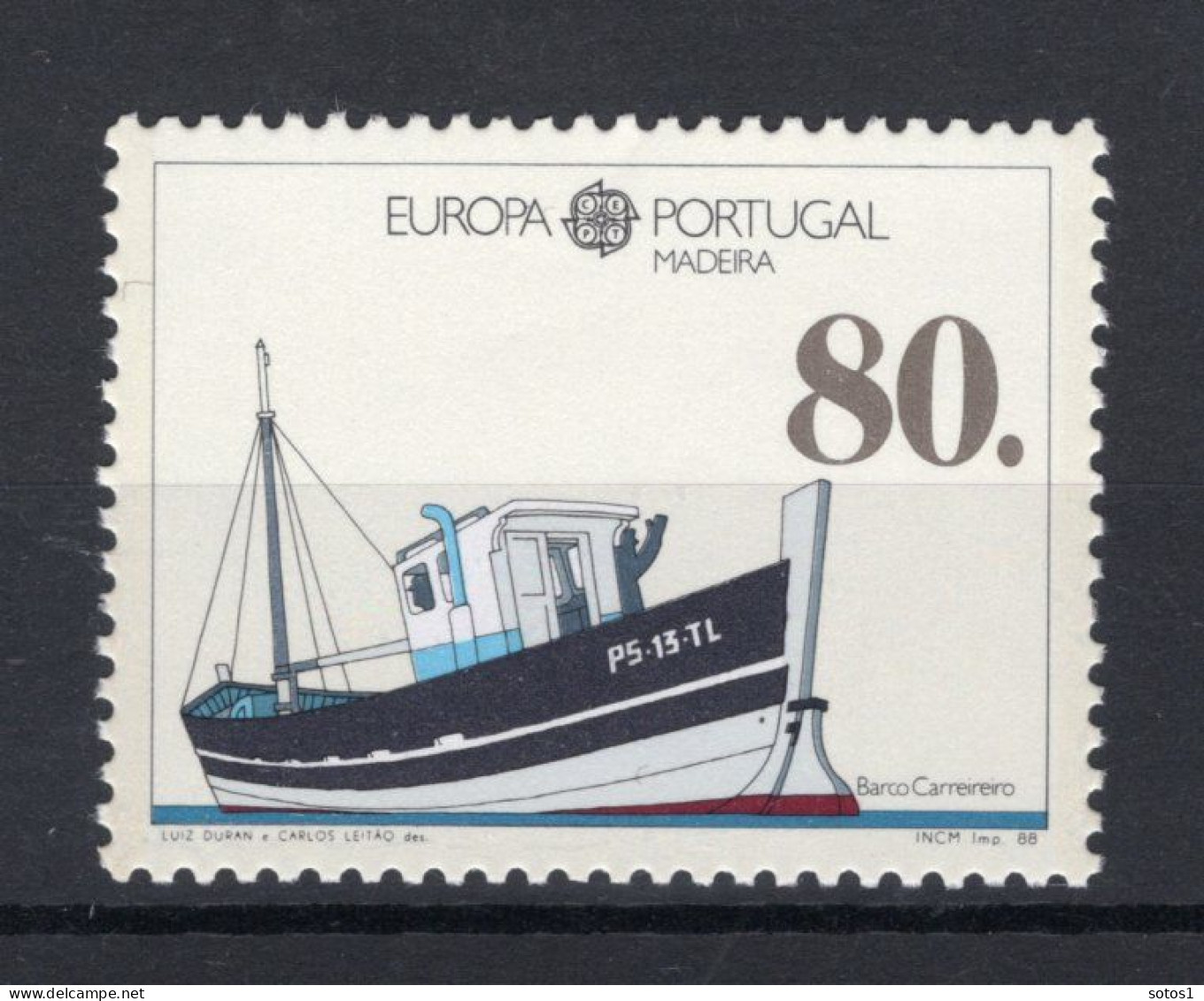 (B) Portugal - Madeira CEPT 118b MNH - 1988 - 1988
