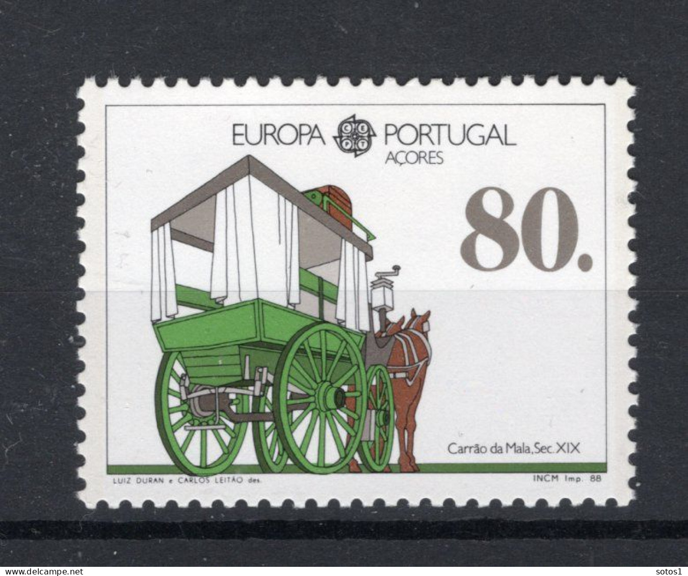 (B) Portugal - Azoren CEPT 390a MNH - 1988 - 1988