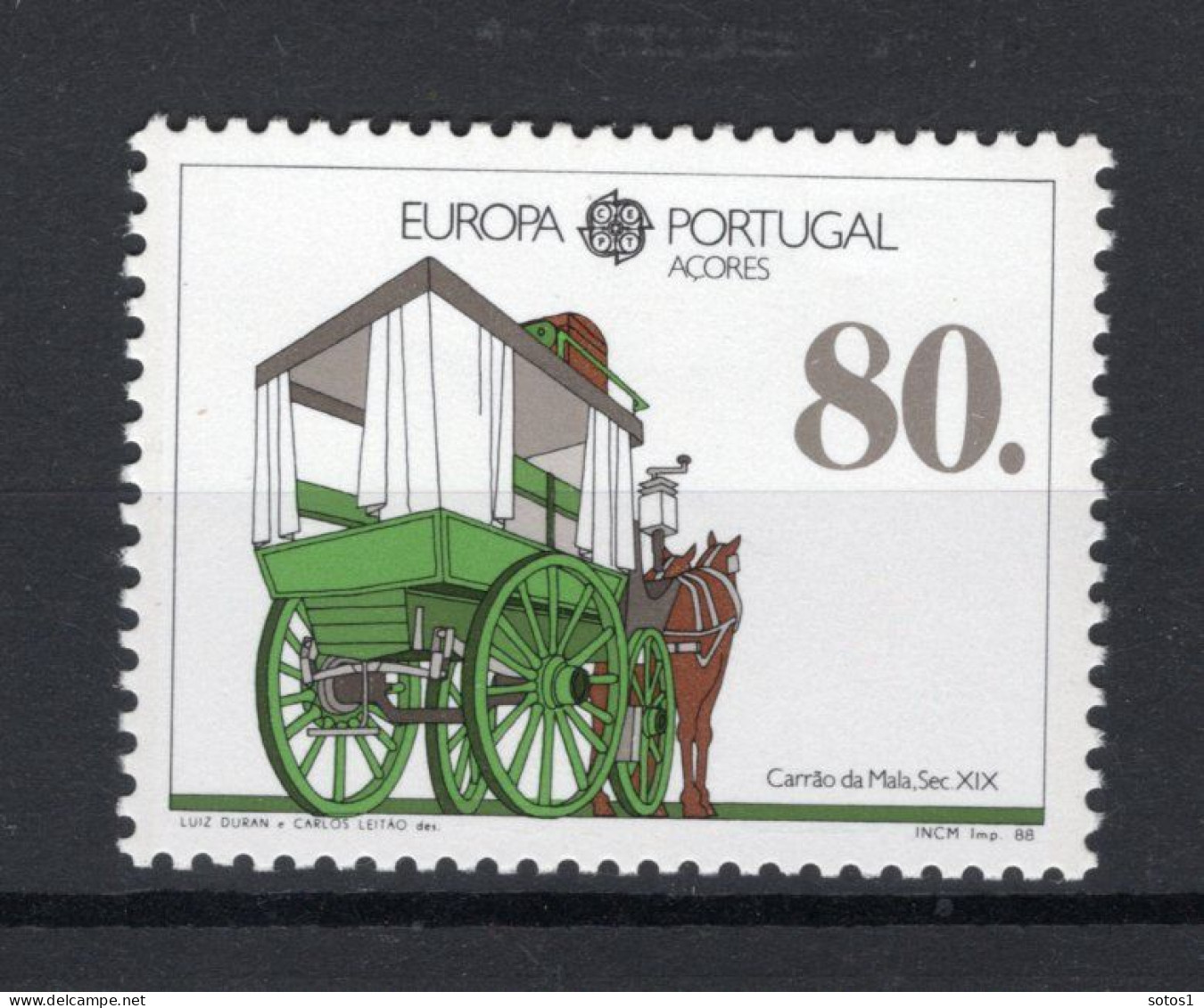 (B) Portugal - Azoren CEPT 390a MNH - 1988 -1 - 1988