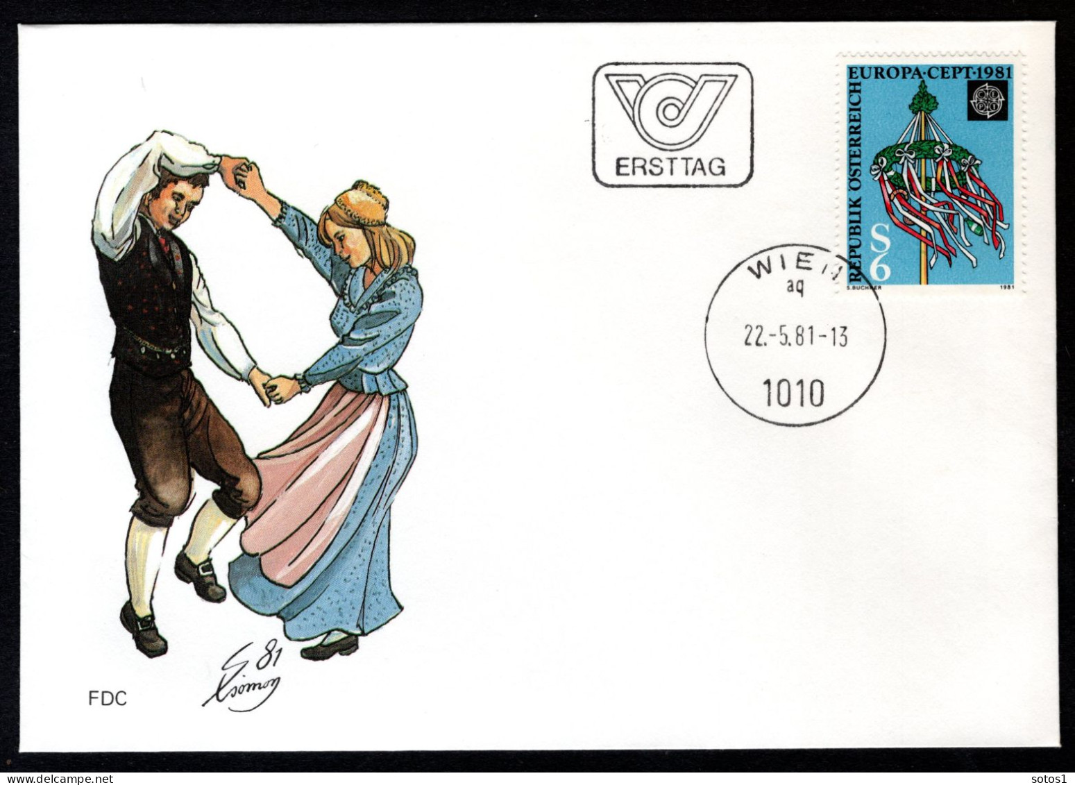 (B) Oostenrijk CEPT 1671 FDC 1981 - 1981