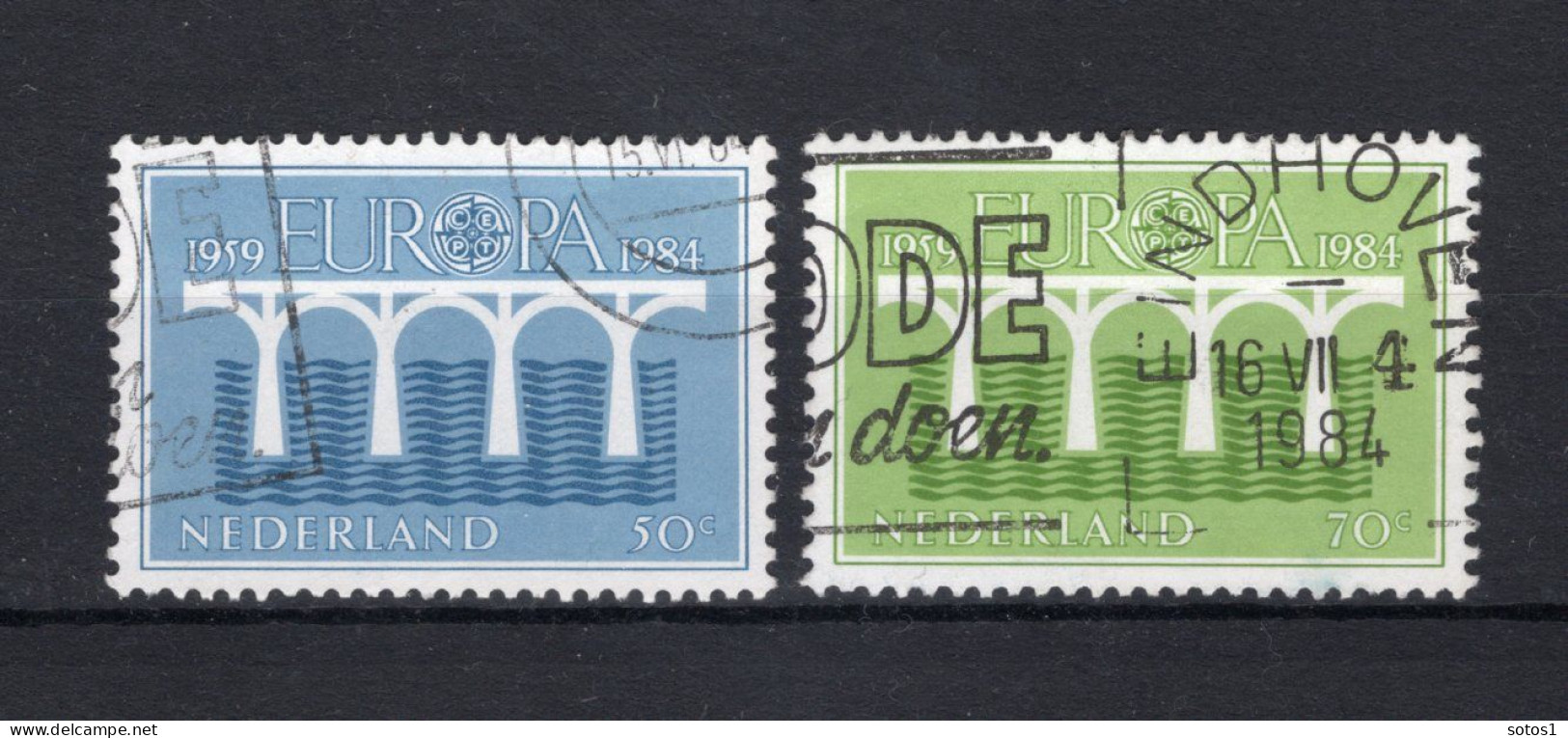 (B) Nederland CEPT 1251/1252° Gestempeld 1984 - 1984