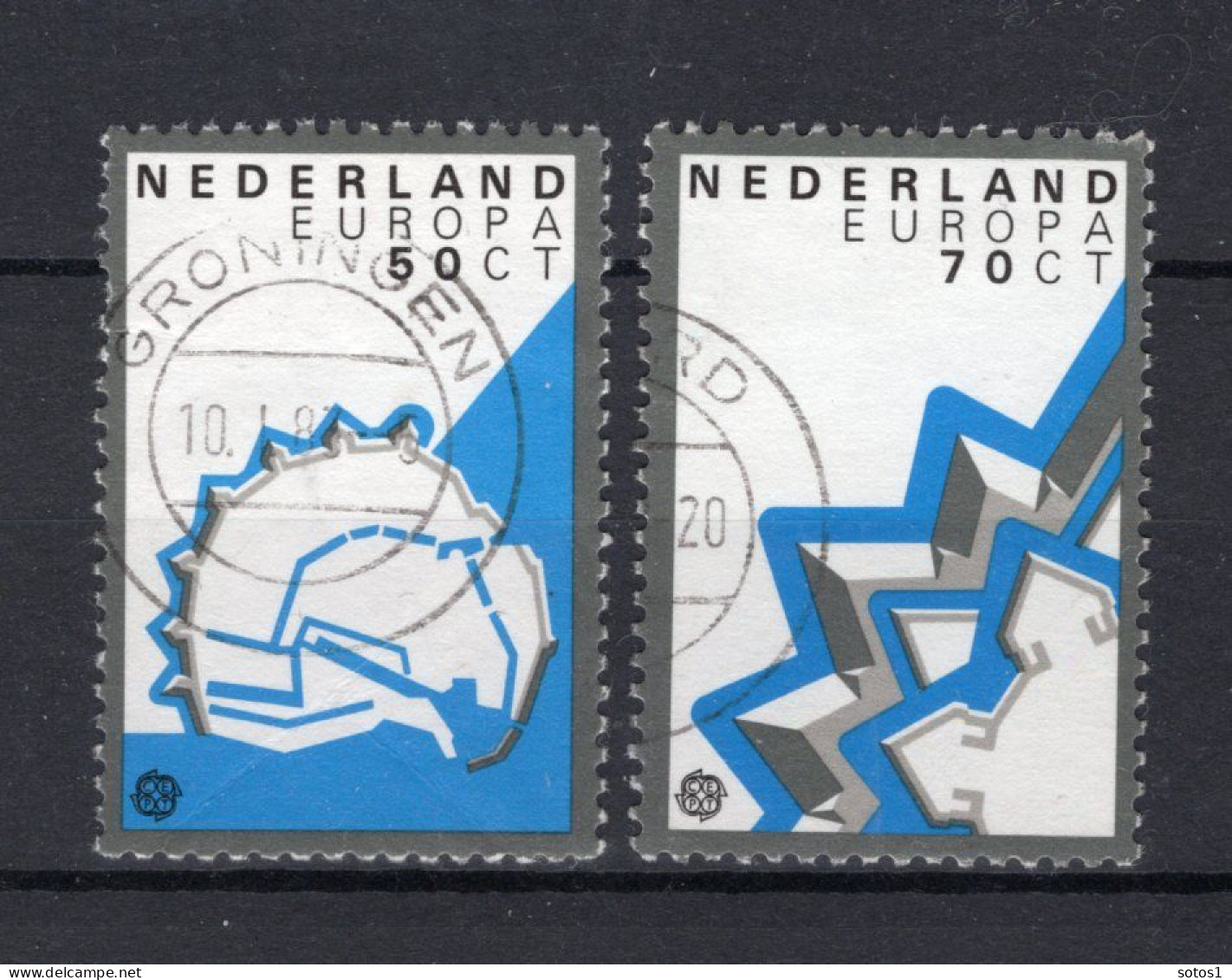 (B) Nederland CEPT 1219/1220° Gestempeld 1982 - 1982