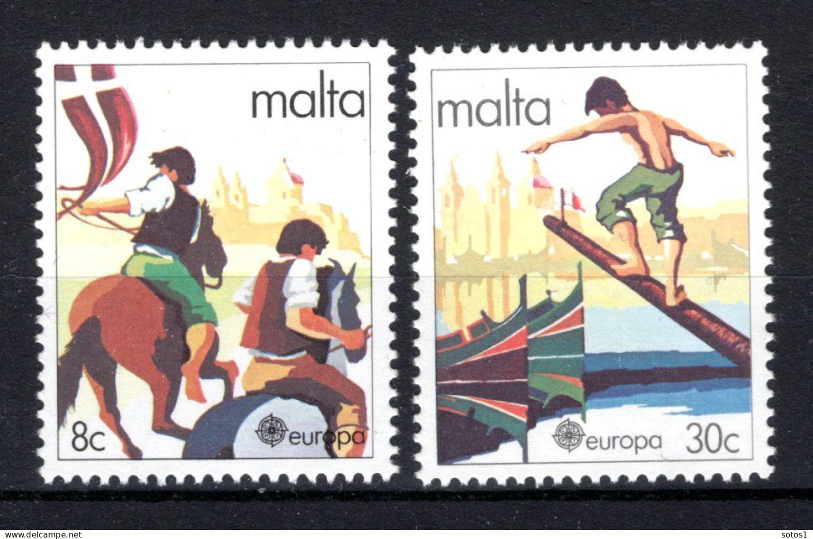 (B) Malta CEPT 628/629 MNH** 1981 - 1981
