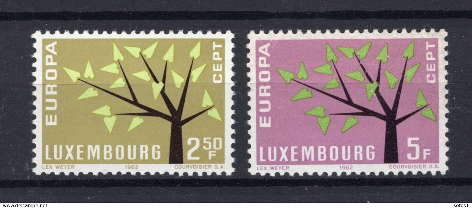 (B) Luxemburg CEPT 657/658 MNH - 1962 - 1962