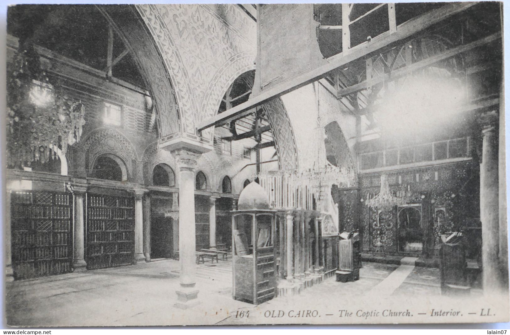 C. P. A. : EGYPTE : OLD CAIRO : The Coptic Church, Interior - El Cairo