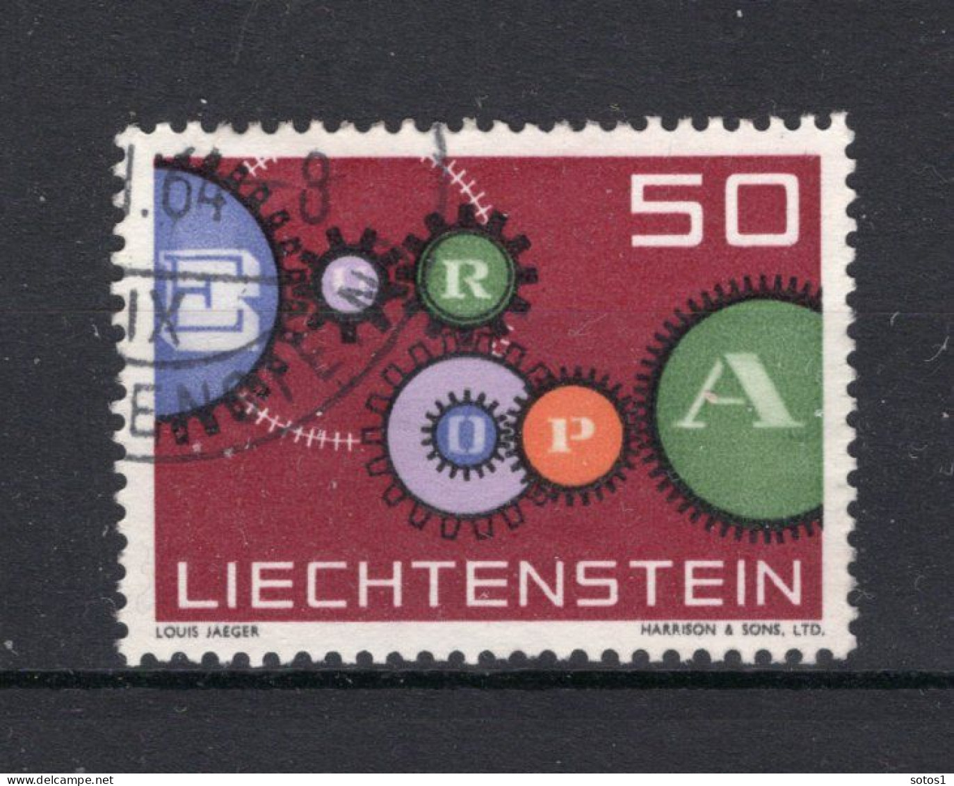 (B) Liechtenstein CEPT 414° Gestempeld 1961 - 1961