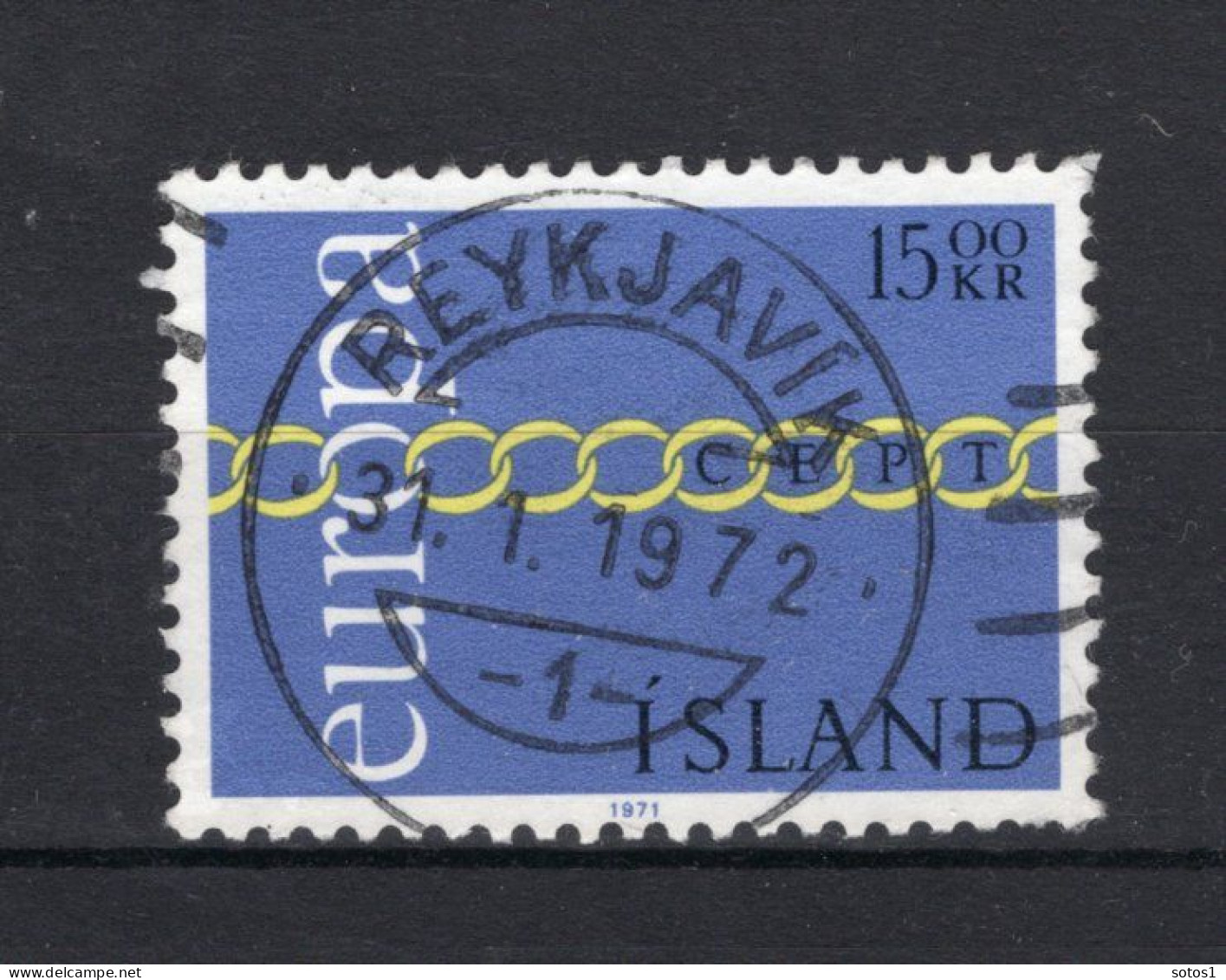 (B) IJsland CEPT 452° Gestempeld 1971 - 1971
