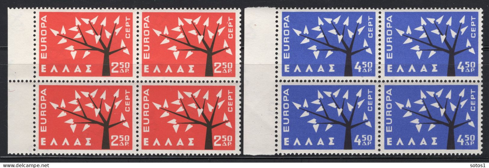 (B) Griekenland CEPT 796/797 (4 St) MNH - 1962 - 1962