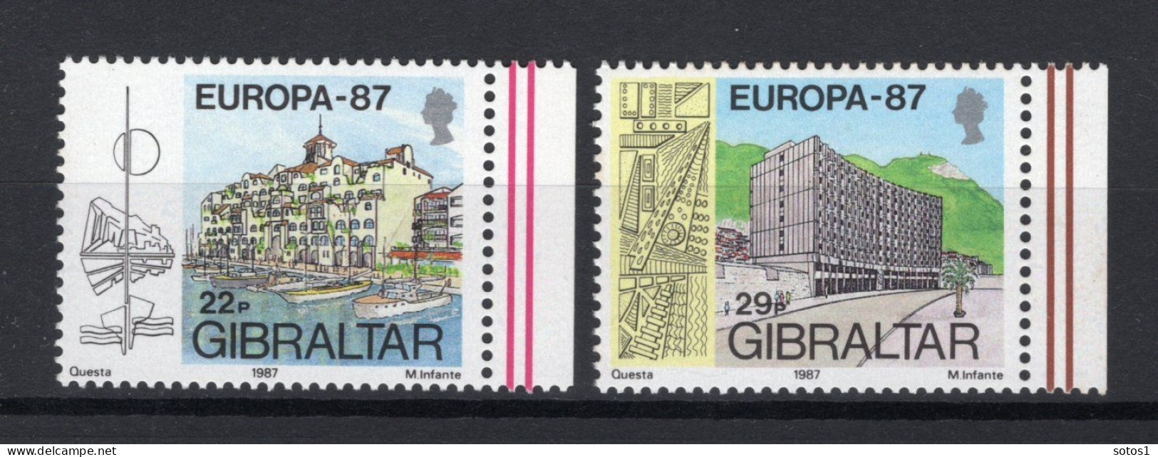 (B) Gibraltar CEPT 519/520 MNH - 1987 - 1987