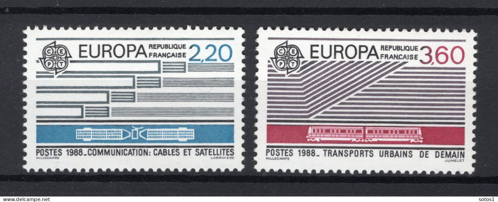 (B) Frankrijk CEPT 2667/2668 MNH - 1988 - 1988