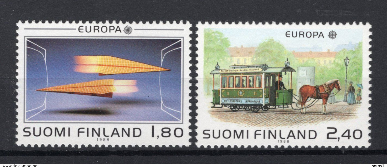 (B) Finland CEPT 1051/1052 MNH - 1988 - 1988