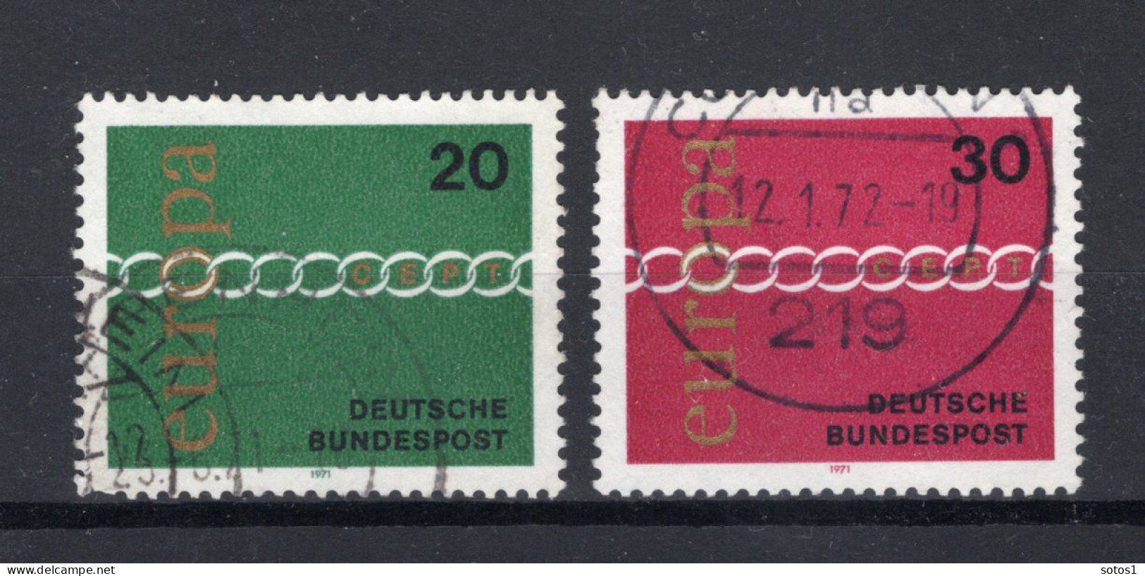 (B) Duitsland CEPT 675/676° Gestempeld 1971 - 1971