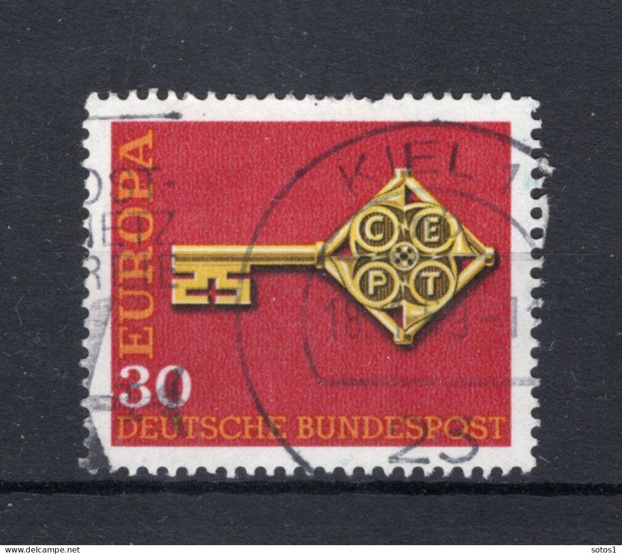 (B) Duitsland CEPT 560° Gestempeld 1968 - 1968